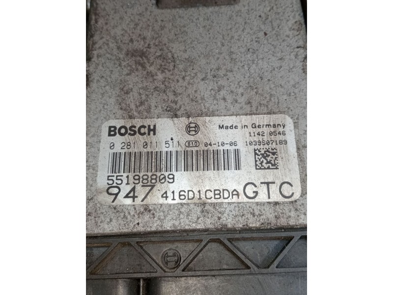 Recambio de centralita motor uce para alfa romeo gt (125) 1.9 jtd 16v 150/ distinctive referencia OEM IAM 0281011511 55198809 94
