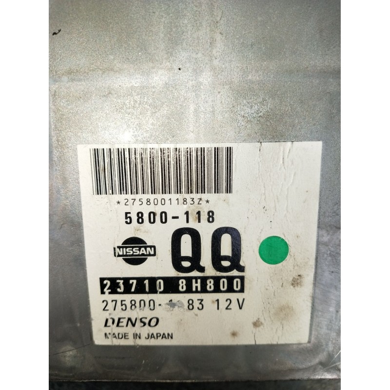 Recambio de centralita motor uce para nissan x-trail i (t30) 2.2 di 4x4 referencia OEM IAM 237108H800 5800118 2001