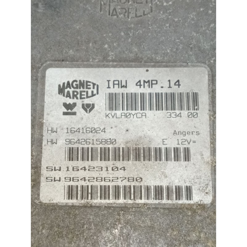 Recambio de centralita motor uce para peugeot 607 (9d, 9u) 2.2 16v referencia OEM IAM 9642862780 9642615880 16416024 16423104 IA
