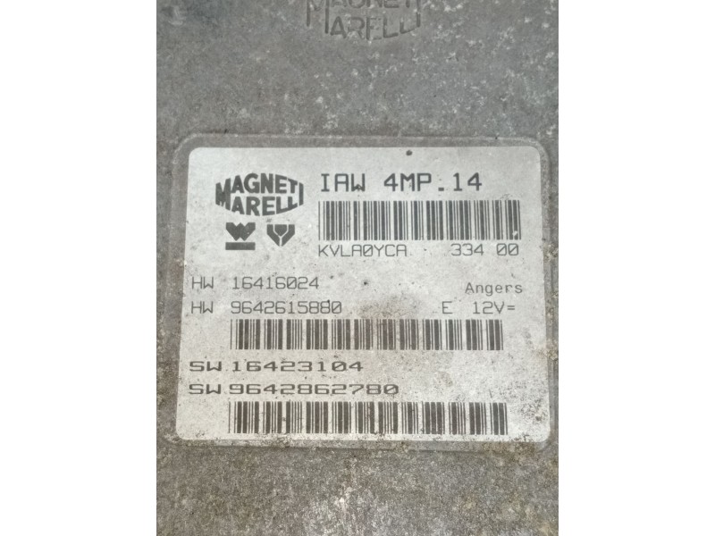 Recambio de centralita motor uce para peugeot 607 (9d, 9u) 2.2 16v referencia OEM IAM 9642862780 9642615880 16416024 16423104 IA