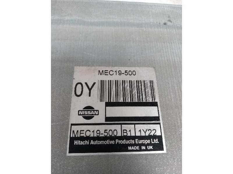 Recambio de centralita motor uce para nissan primera berlina (p11) 2.0 16v cat referencia OEM IAM MEC19500 0Y 