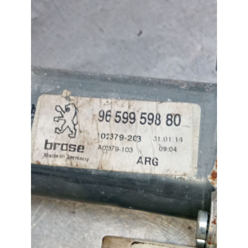 Recambio de elevalunas trasero izquierdo para peugeot 607 (9d, 9u) 2.2 16v referencia OEM IAM 9659959880 102379203 2000 4P