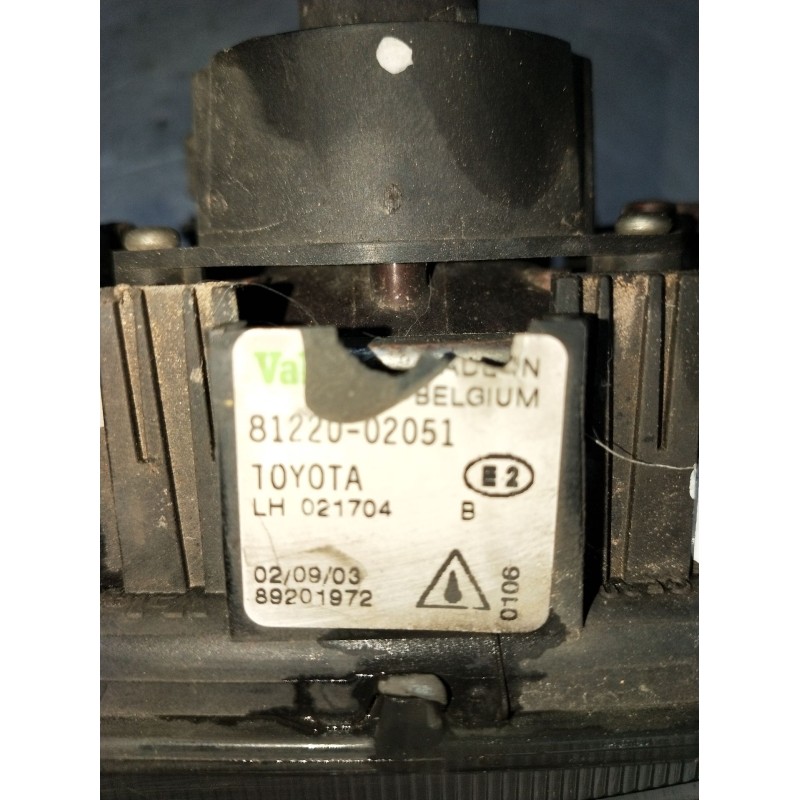 Recambio de faro antiniebla izquierdo para toyota corolla (_e12_) 1.6 vvt-i (zze121_) referencia OEM IAM 8122002051 89201972 200
