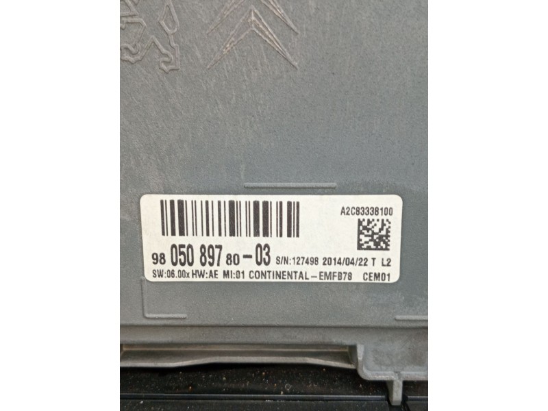 Recambio de pantalla multifuncion para citroën c4 picasso referencia OEM IAM 9805089780 A2C833381000 127498 2013