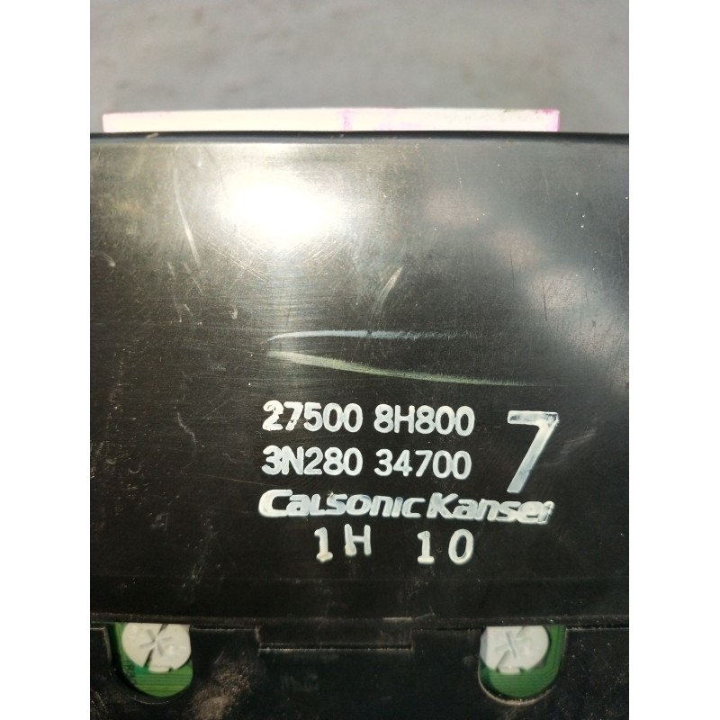 Recambio de mando calefaccion / aire acondicionado para nissan x-trail i (t30) 2.2 di 4x4 referencia OEM IAM 275008H800 3N280347