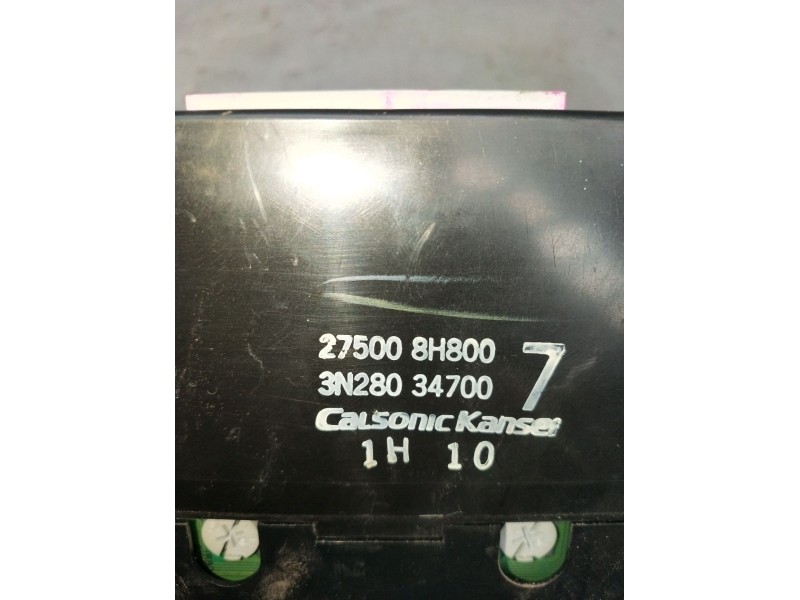 Recambio de mando calefaccion / aire acondicionado para nissan x-trail i (t30) 2.2 di 4x4 referencia OEM IAM 275008H800 3N280347