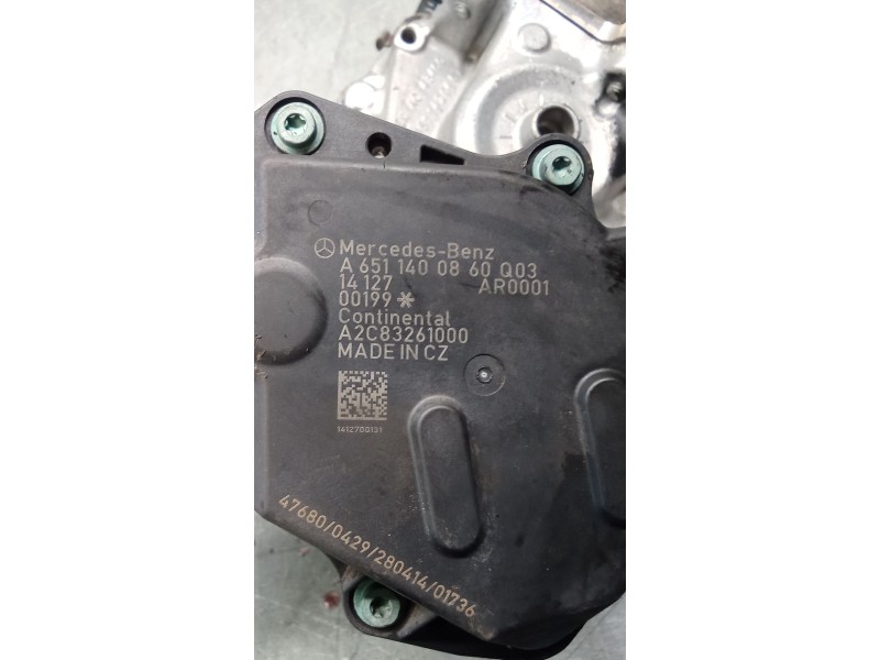 Recambio de valvula egr para mercedes-benz viano (w639) cdi 2.2 (639.811, 639.813, 639.815, 639.711, 639.713) referencia OEM IAM