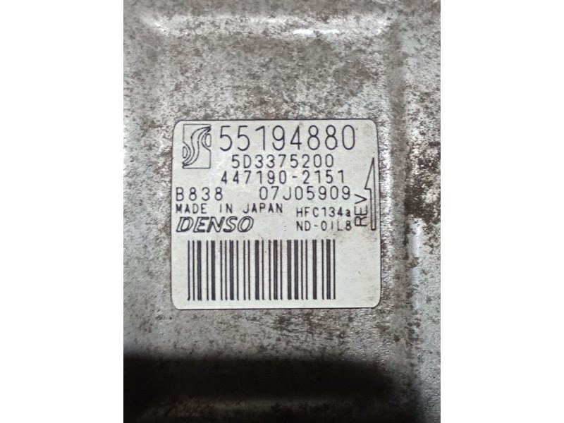 Recambio de compresor aire acondicionado para fiat grande punto (199_) 1.2 referencia OEM IAM 55194880 4471902151 05