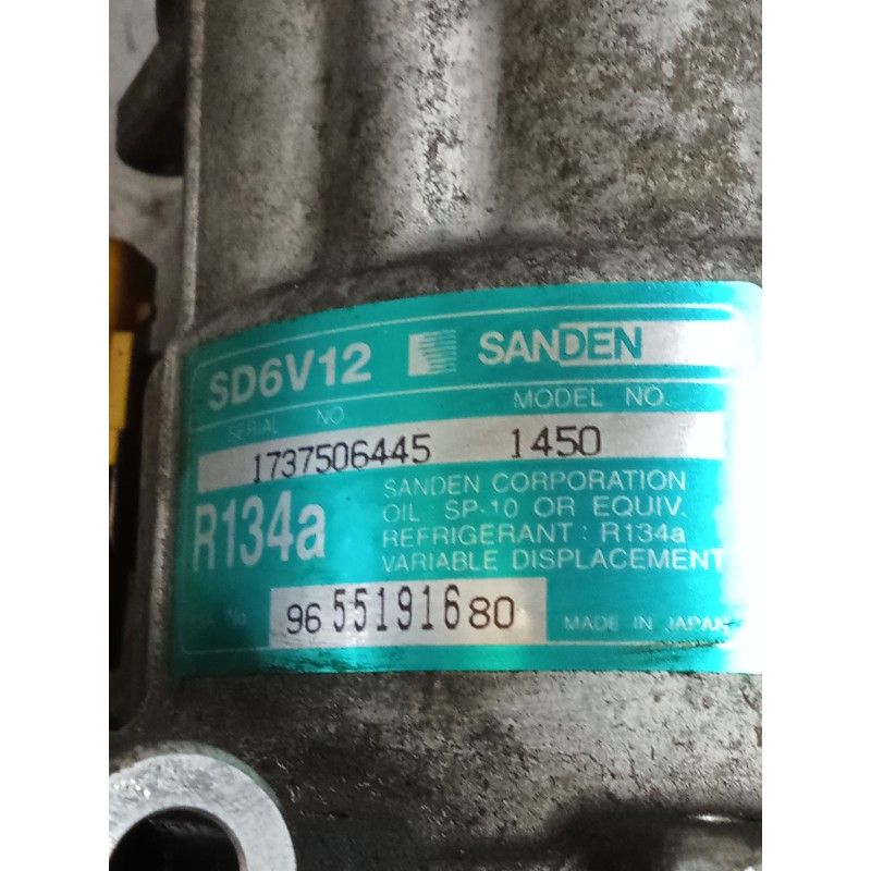 Recambio de compresor aire acondicionado para citroën c3 i (fc_, fn_) 1.4 hdi referencia OEM IAM 9655191680 1450 02