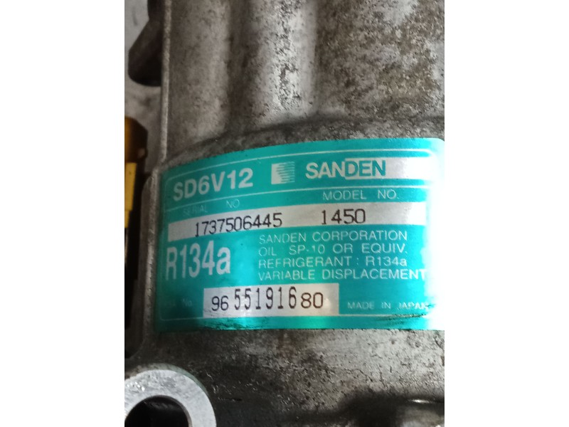 Recambio de compresor aire acondicionado para citroën c3 i (fc_, fn_) 1.4 hdi referencia OEM IAM 9655191680 1450 02