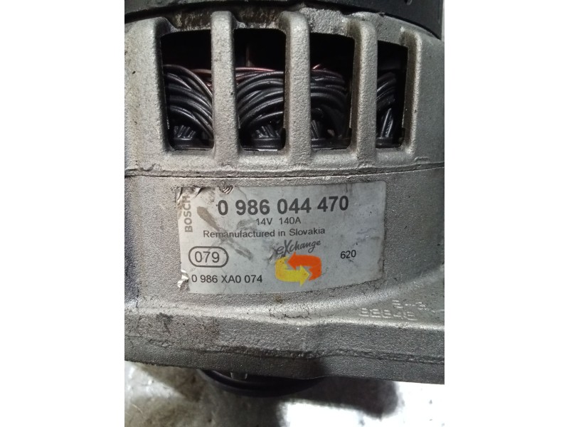 Recambio de alternador para audi a4 b6 (8e2) 2.5 tdi quattro referencia OEM IAM 0986044470  01