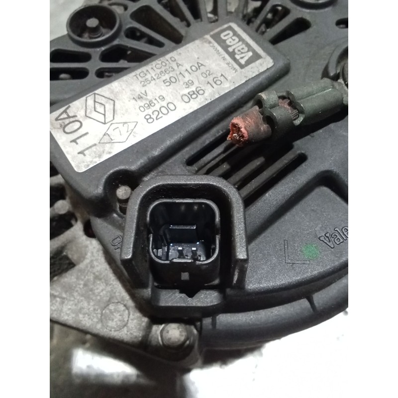 Recambio de alternador para renault megane ii (bm0/1_, cm0/1_) 1.9 dci (bm0g, cm0g) referencia OEM IAM 8200086161 2542663A 03