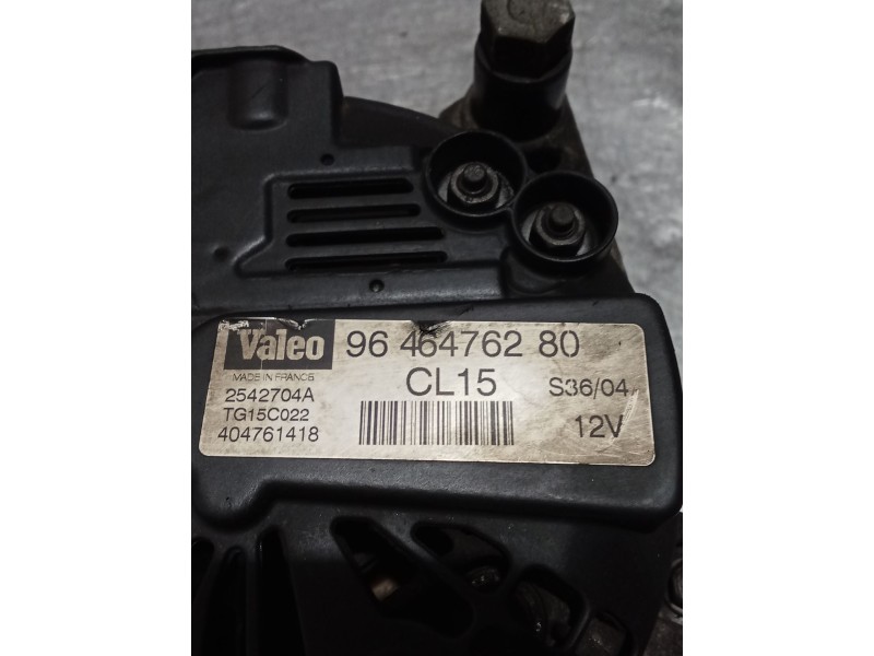 Recambio de alternador para citroën c3 i (fc_, fn_) 1.4 hdi referencia OEM IAM 9646476280 2542704A 02
