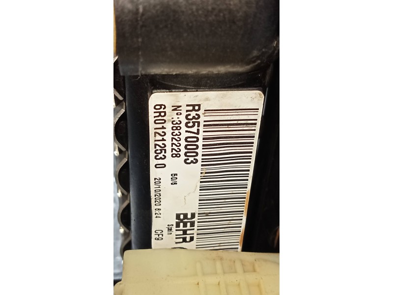 Recambio de radiador agua para skoda fabia 1.0 tsi referencia OEM IAM 6R01212530 R3570003 