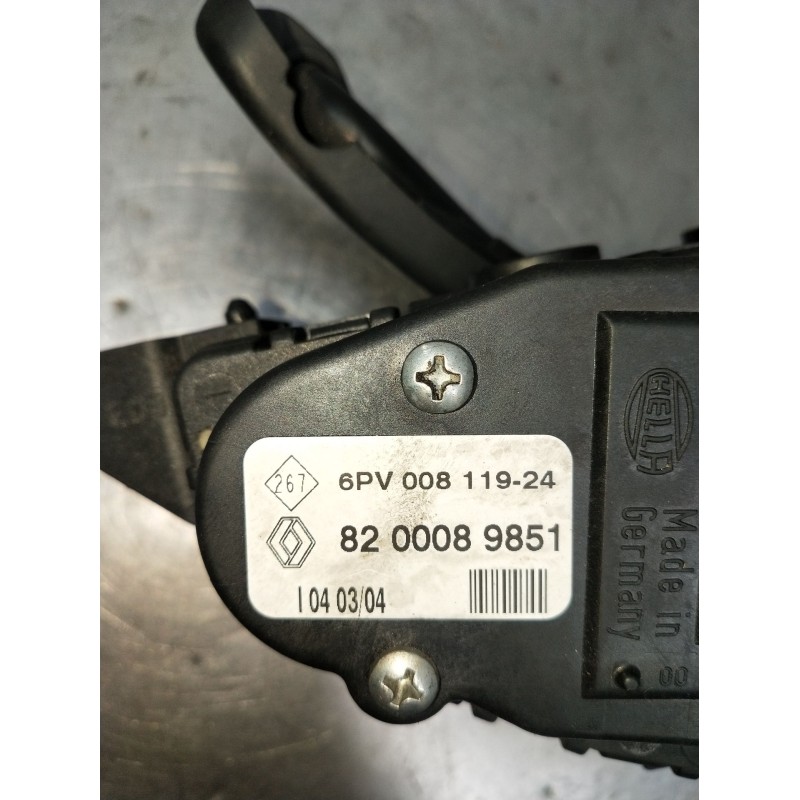 Recambio de potenciometro pedal para renault kangoo express (fc0/1_) 1.5 dci (fc07, fc1r) referencia OEM IAM 6PV00811924 8200089