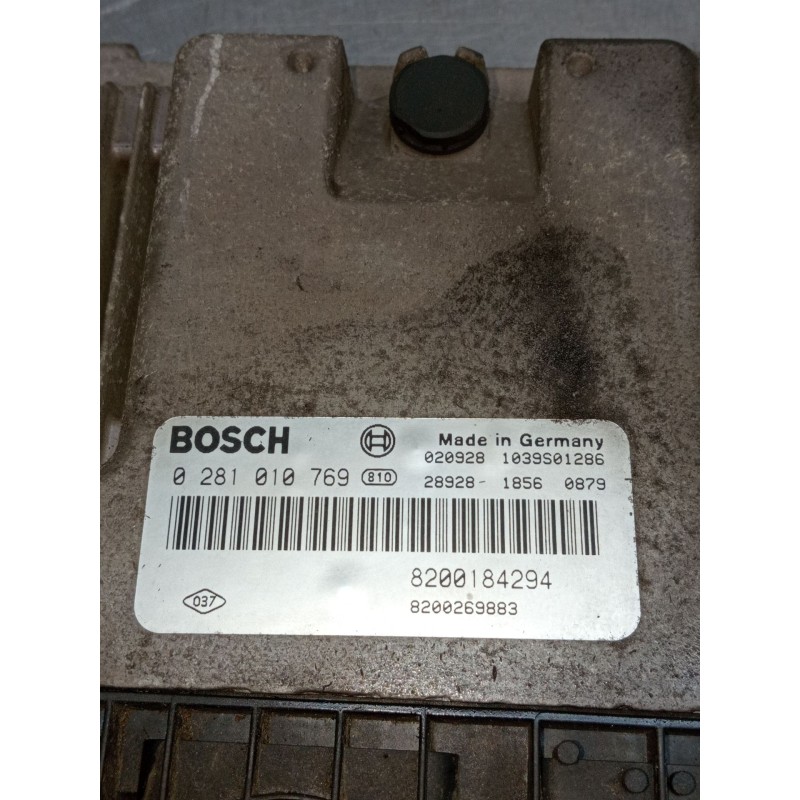Recambio de centralita motor uce para renault megane ii (bm0/1_, cm0/1_) 1.9 dci (bm0g, cm0g) referencia OEM IAM 0281010769 8200