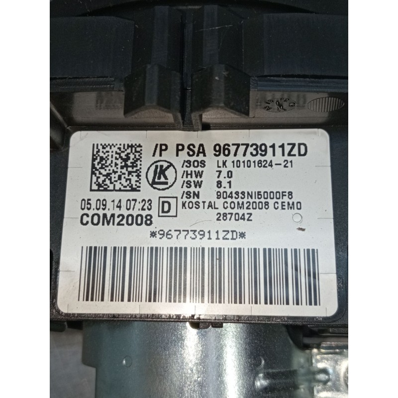 Recambio de mando luces para peugeot 5008 (0u_, 0e_) 2.0 hdi 150 / bluehdi 150 referencia OEM IAM 96773911ZD  2003