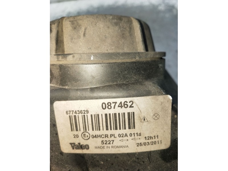 Recambio de faro derecho para renault megane i classic (la0/1_) 1.9 dti (la1u) referencia OEM IAM 67743629 0874062 1999