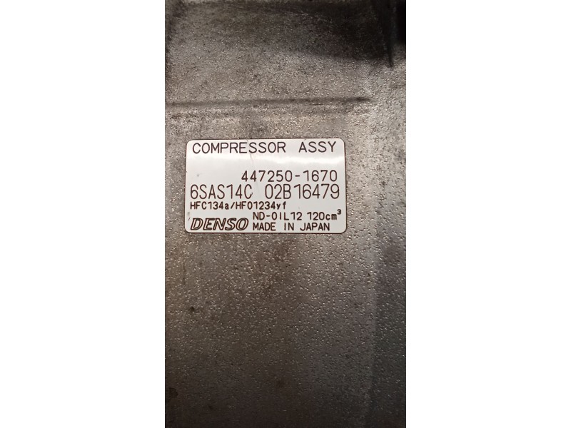 Recambio de compresor aire acondicionado para mercedes-benz sprinter 3,5-t furgoneta (b907, b910) 314 cdi (910.631, 910.633) ref
