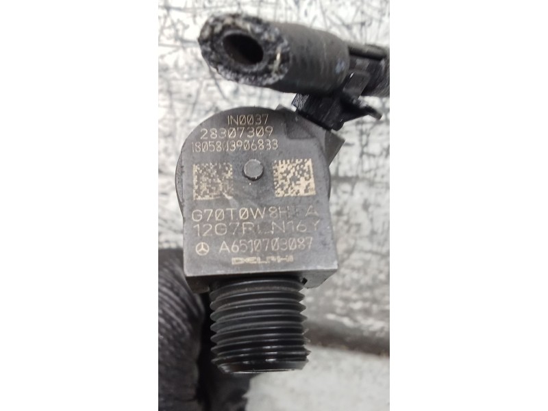 Recambio de inyector para mercedes-benz sprinter 3,5-t furgoneta (b907, b910) 314 cdi (910.631, 910.633) referencia OEM IAM A651