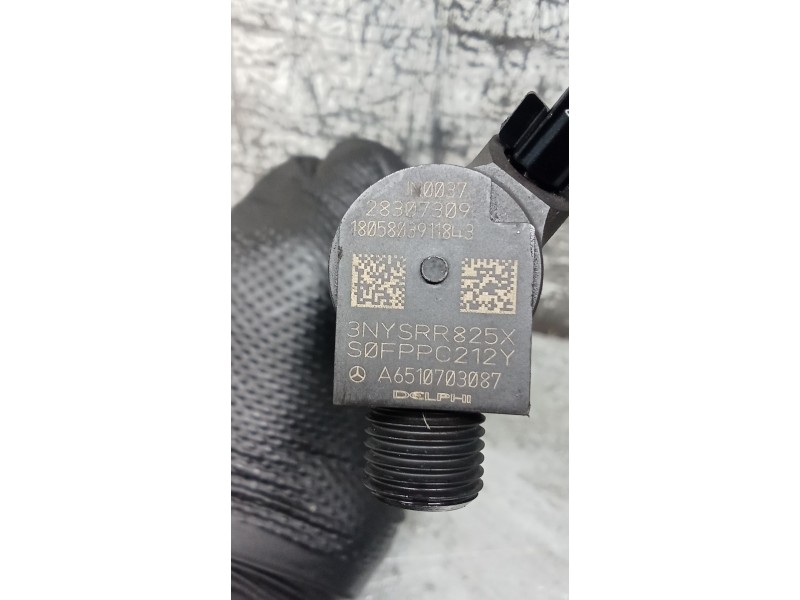 Recambio de inyector para mercedes-benz sprinter 3,5-t furgoneta (b907, b910) 314 cdi (910.631, 910.633) referencia OEM IAM A651
