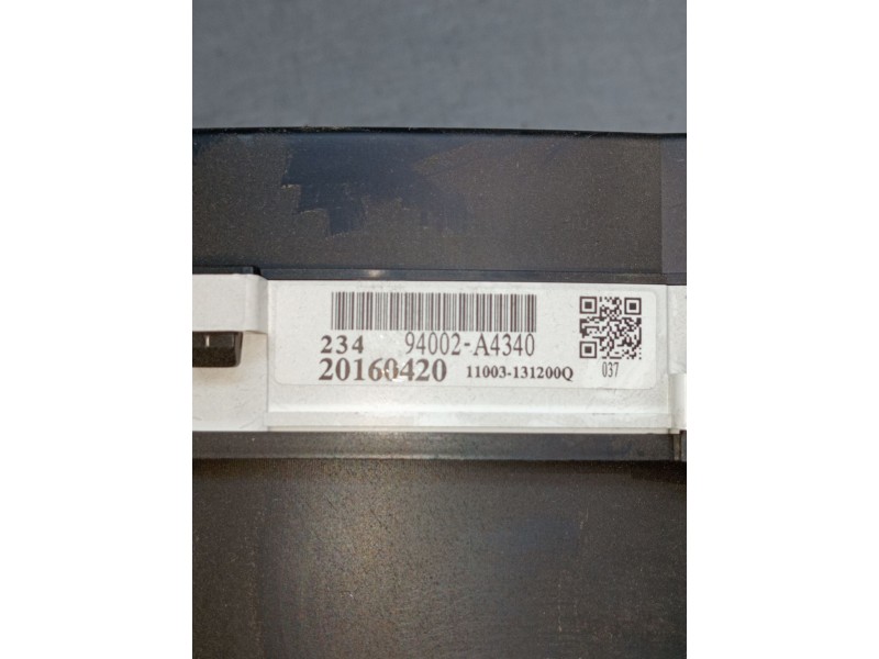 Recambio de cuadro instrumentos para kia carens iv 1.7 crdi referencia OEM IAM 94002A4340 11003131200Q 20160420 2013