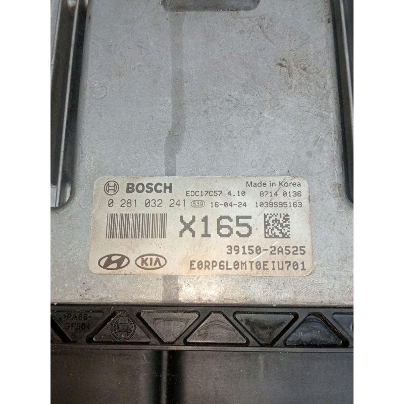 Recambio de centralita motor uce para kia carens iv 1.7 crdi referencia OEM IAM 0281032241 391502A525 1039S95163 X165 2013