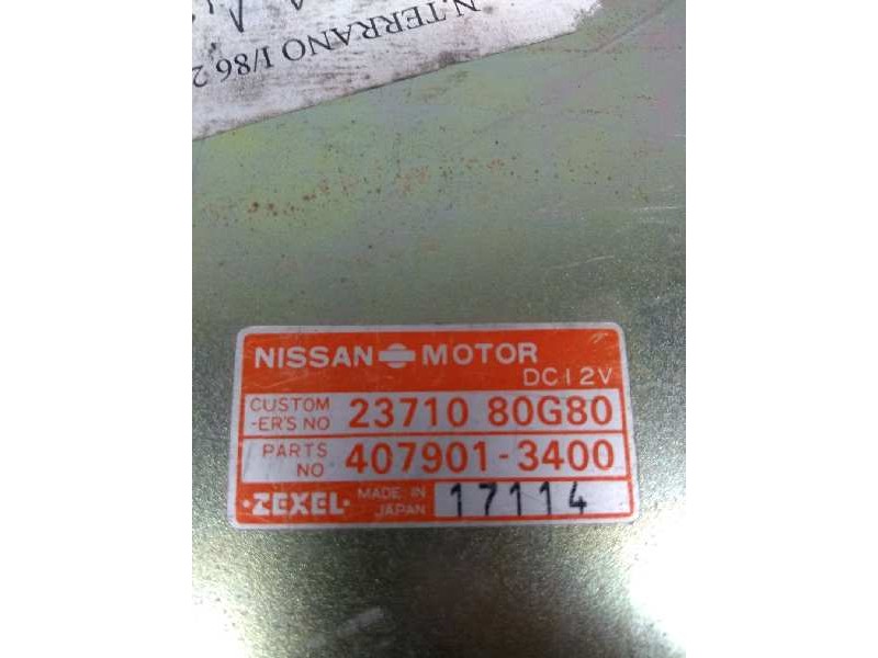 Recambio de centralita motor uce para nissan terrano (wd21) referencia OEM IAM 2371080G80 4079013400 