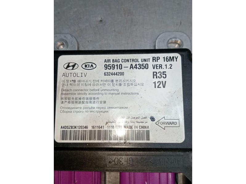Recambio de kit airbag para kia carens iv 1.7 crdi referencia OEM IAM 95910A4350 632444200 2013