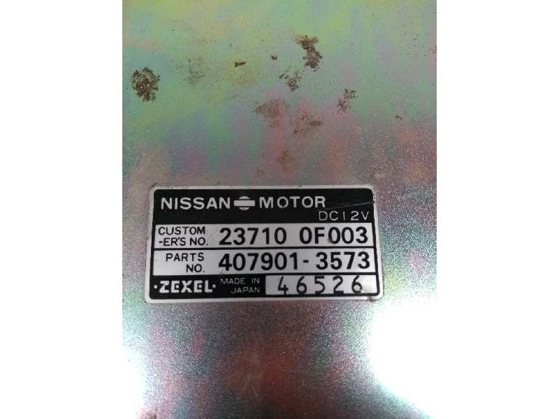 Recambio de centralita motor uce para nissan terrano/terrano.ii (r20) 2.7 turbodiesel referencia OEM IAM 237100F003 4079013573 