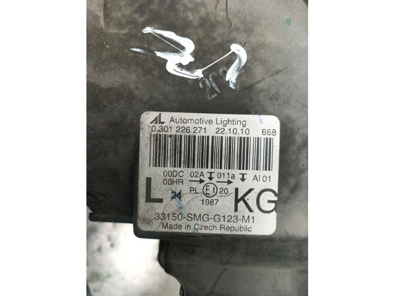 Recambio de faro izquierdo para honda civic viii hatchback (fn, fk) 2.2 ctdi (fk3) referencia OEM IAM 0301226271 XENON 33150SMGG