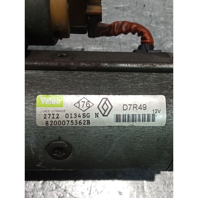 Recambio de motor arranque para renault megane ii (bm0/1_, cm0/1_) 1.9 dci (bm0g, cm0g) referencia OEM IAM 8200075362B 27I20134S