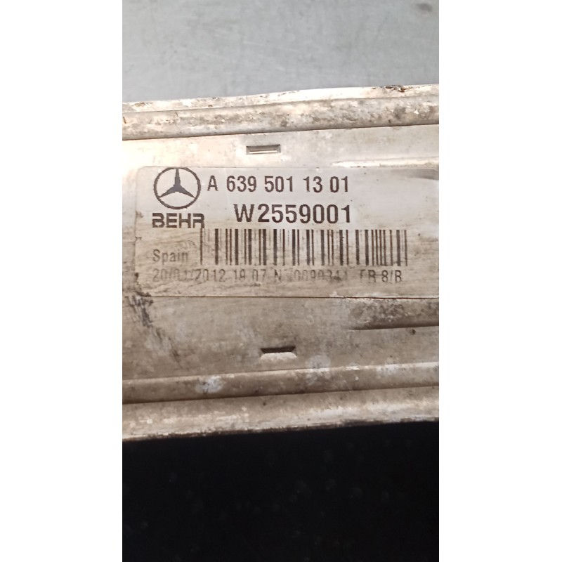 Recambio de intercooler para mercedes-benz viano (w639) cdi 2.2 (639.811, 639.813, 639.815, 639.711, 639.713) referencia OEM IAM