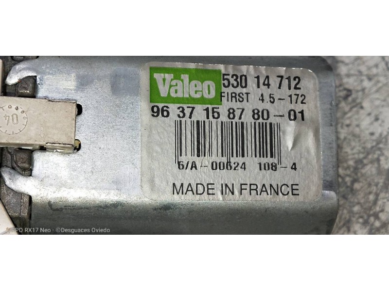 Recambio de motor limpia trasero para peugeot 307 (s1) xn referencia OEM IAM   