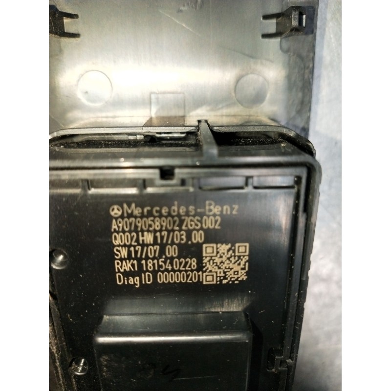 Recambio de mando elevalunas delantero izquierdo para mercedes-benz sprinter 3,5-t furgoneta (b907, b910) 314 cdi (910.631, 910.