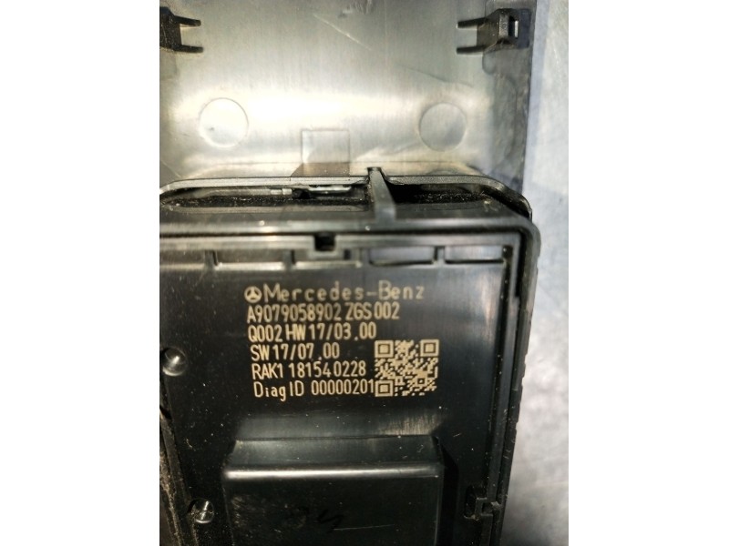 Recambio de mando elevalunas delantero izquierdo para mercedes-benz sprinter 3,5-t furgoneta (b907, b910) 314 cdi (910.631, 910.