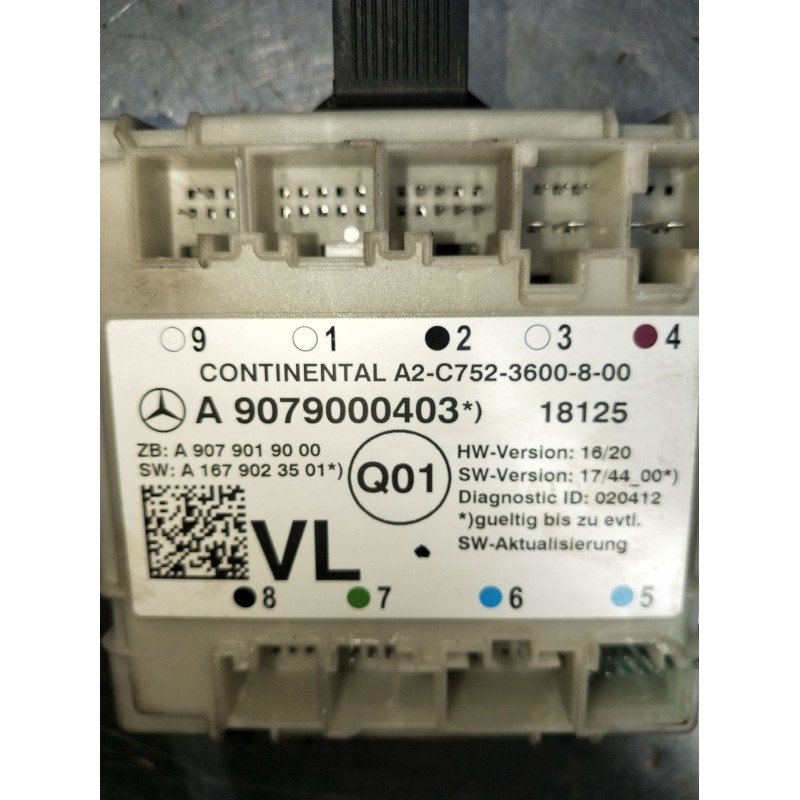 Recambio de modulo electronico para mercedes-benz sprinter 3,5-t furgoneta (b907, b910) 314 cdi (910.631, 910.633) referencia OE