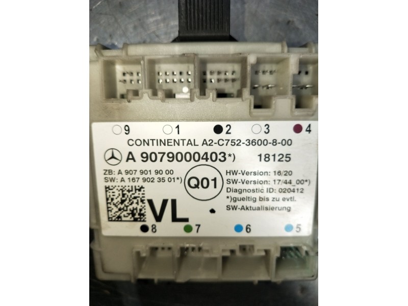 Recambio de modulo electronico para mercedes-benz sprinter 3,5-t furgoneta (b907, b910) 314 cdi (910.631, 910.633) referencia OE