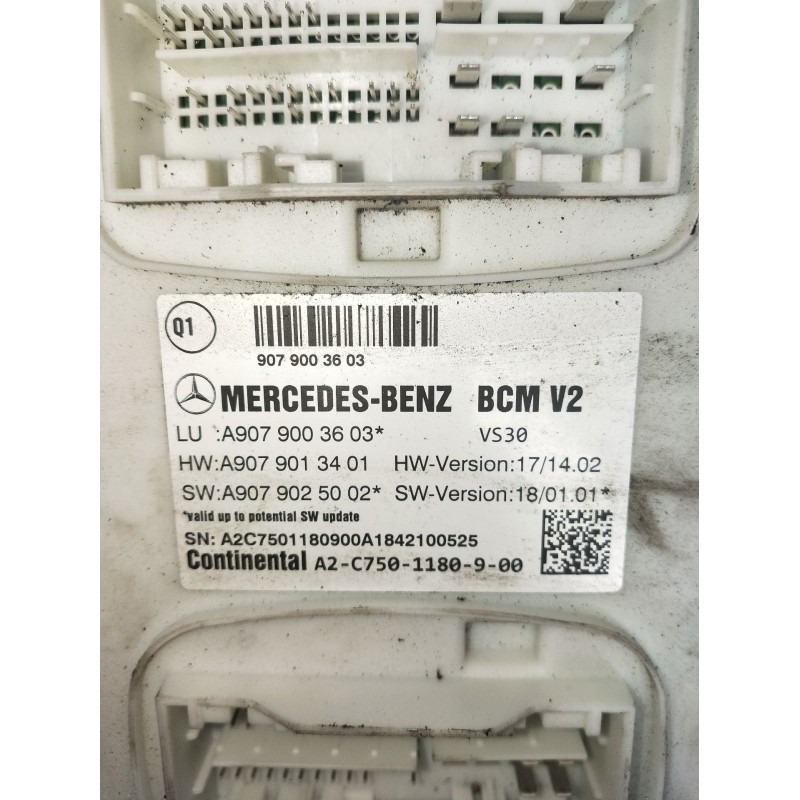 Recambio de modulo electronico para mercedes-benz sprinter 3,5-t furgoneta (b907, b910) 314 cdi (910.631, 910.633) referencia OE