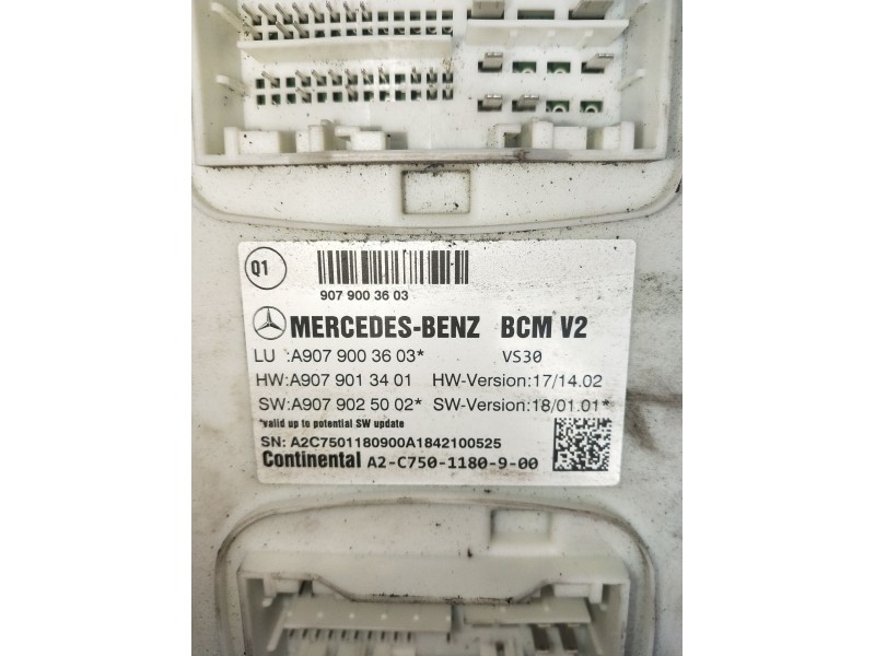 Recambio de modulo electronico para mercedes-benz sprinter 3,5-t furgoneta (b907, b910) 314 cdi (910.631, 910.633) referencia OE