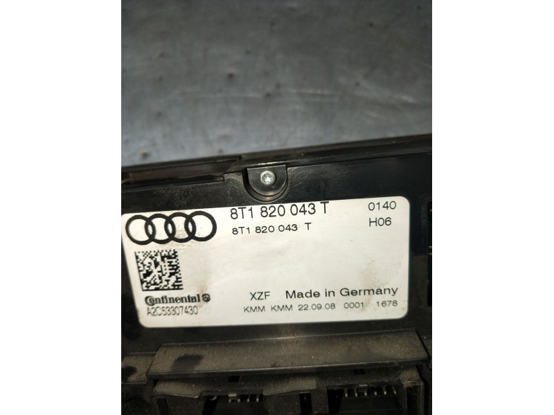 Recambio de mando calefaccion / aire acondicionado para audi a4 avant (8k5) (2008) básico referencia OEM IAM 8T1820043T A2C53307