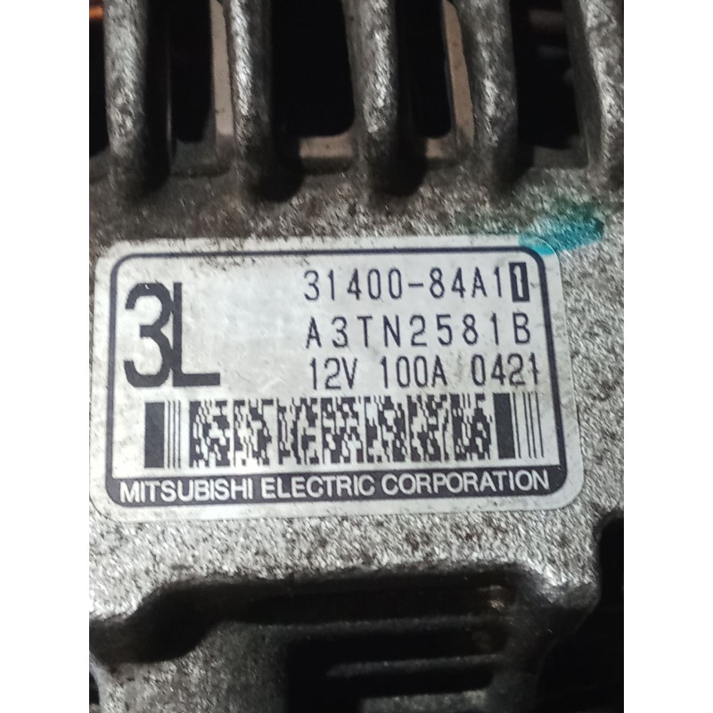 Recambio de alternador para suzuki jimny todo terreno, cerrada (sn) 1.5 ddis 4x4 referencia OEM IAM 3140084A1 A3TN2581B 05