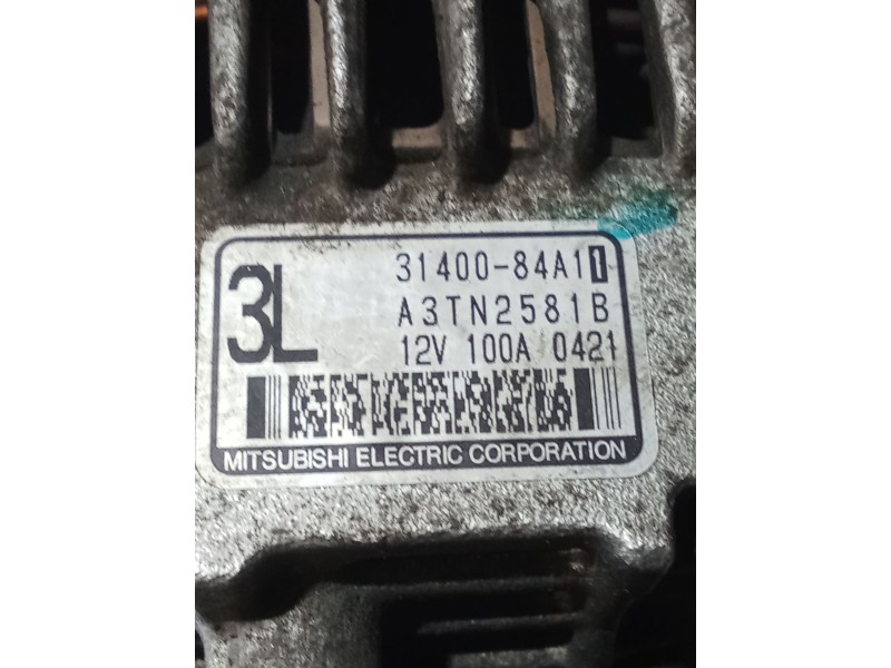Recambio de alternador para suzuki jimny todo terreno, cerrada (sn) 1.5 ddis 4x4 referencia OEM IAM 3140084A1 A3TN2581B 05