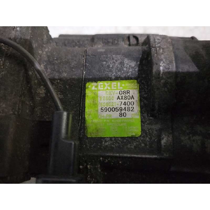 Recambio de compresor aire acondicionado para nissan note (e11e) 1.4 cat referencia OEM IAM 92600AX80A DKV08R 5060217400