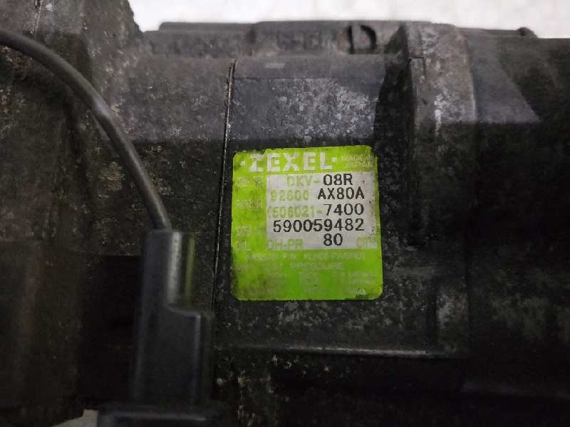 Recambio de compresor aire acondicionado para nissan note (e11e) 1.4 cat referencia OEM IAM 92600AX80A DKV08R 5060217400
