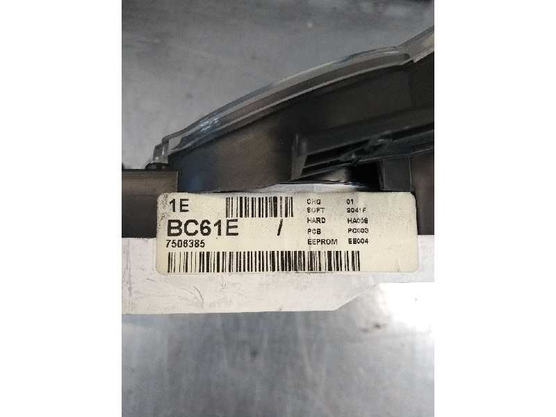 Recambio de cuadro instrumentos para nissan micra (k12e) 1.4 cat referencia OEM IAM BC61E 7506385 1E