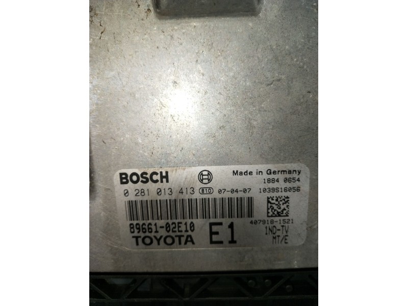 Recambio de centralita motor uce para toyota auris (_e15_) 1.4 d-4d (nde150_) referencia OEM IAM 0281013413 8966102E10 103S16056