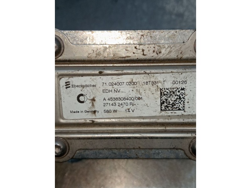 Recambio de valvula intercambio de calefaccion para smart fortwo coupe electric drive / eq pull&bear (453.391) referencia OEM IA