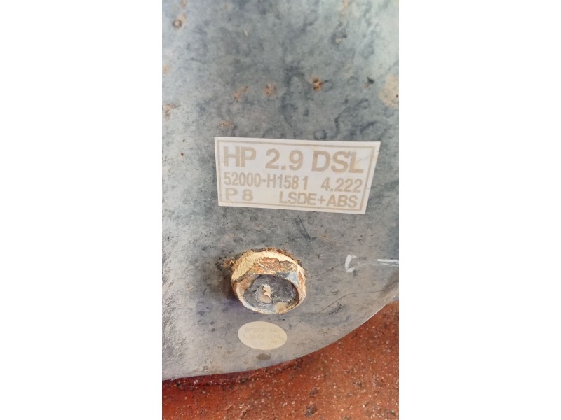 Recambio de puente trasero para hyundai terracan (hp) 2.9 crdi 4wd referencia OEM IAM DISCO/ABS  