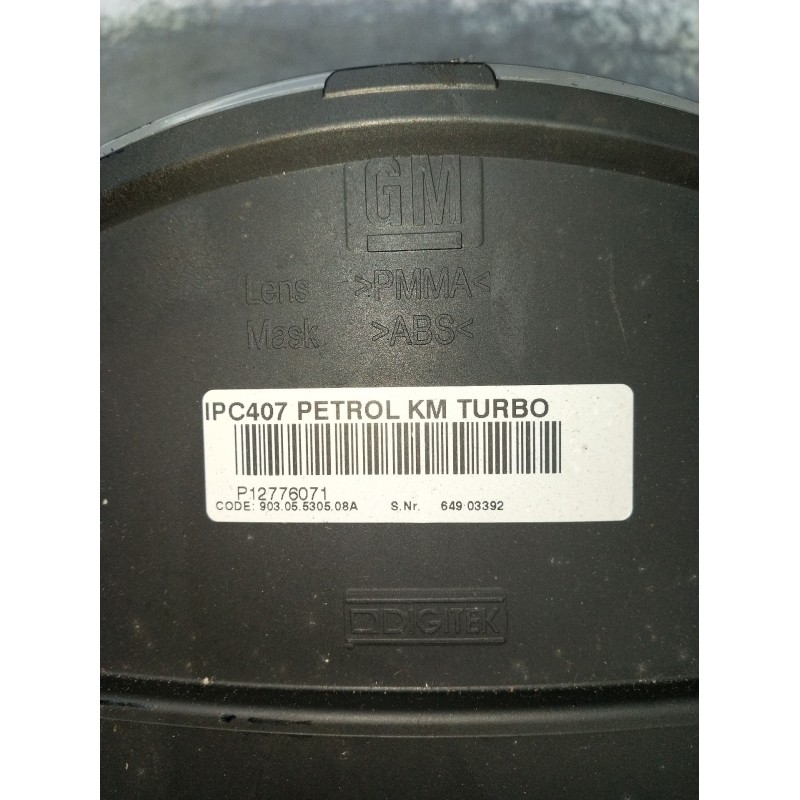 Recambio de cuadro instrumentos para saab 9-3 cabrio 2.0 cat referencia OEM IAM 90305530508A 64903392 P12776071 2002